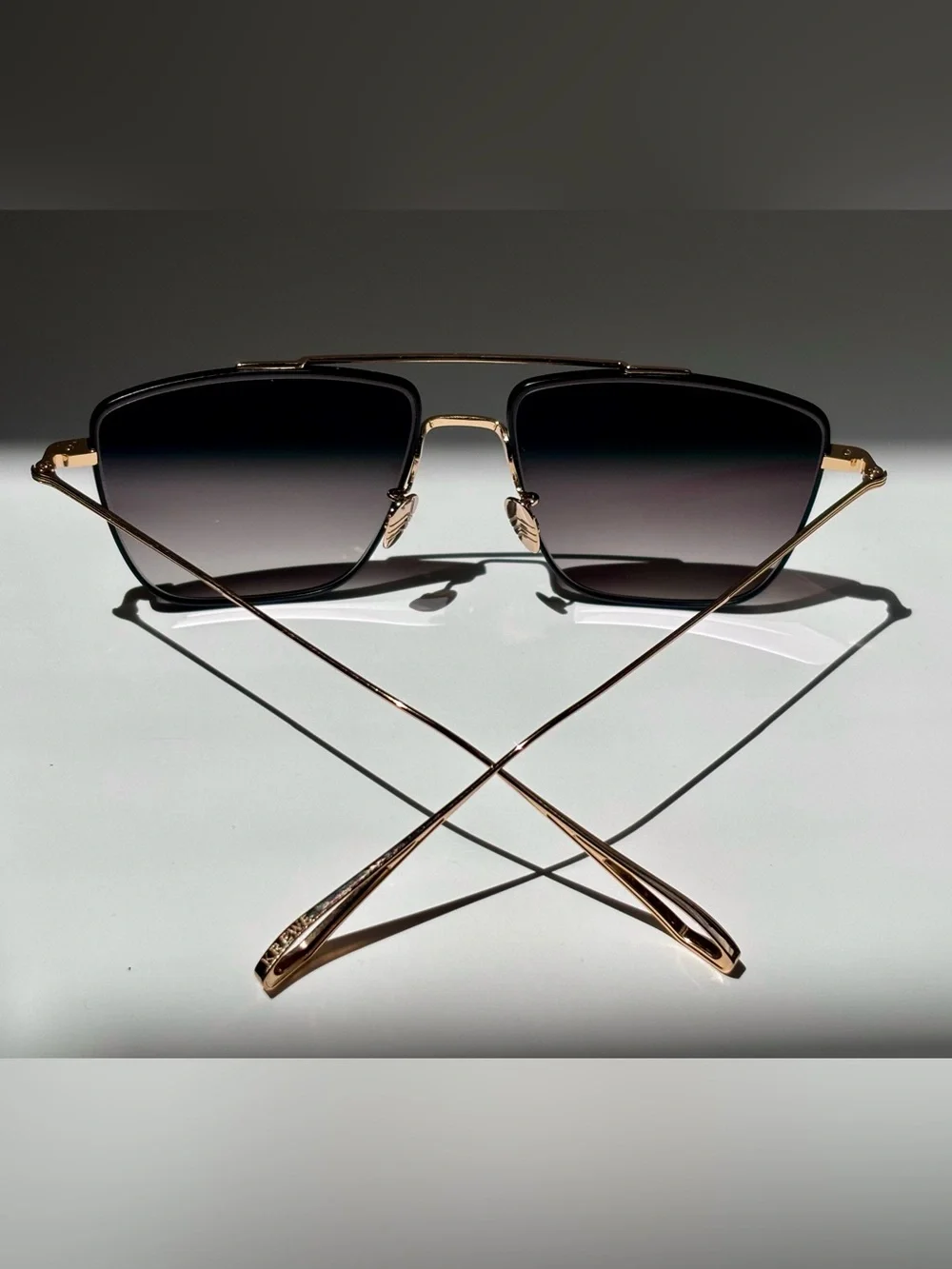 KREWE - BOLDEN | 24K Titanium + Matte Black Sunglasses
